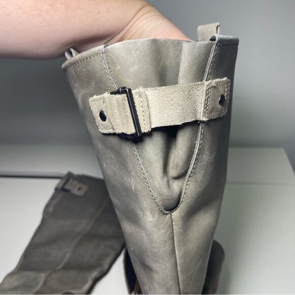 Sorel Women Slimpack Riding equstrian Boots Grey Brown Leather Waterproof in 8.5 - Picture 8 of 11